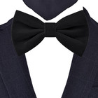 Branduce Velvet Bow Ties For Men Adjustable Pre-tie Bowtie Tuxedo Bowties For We