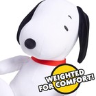 Peanuts Large 2 Lb Weighted Plush Snoopy  12-inch Stuffed Animal  Kids Toys For