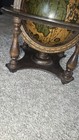 Vintage Old World Globe Zodiac Signs Wooden Desk Top World W stand