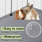 Washable Guinea Pig Bedding Cage Liner Waterproof Rabbit Bedding  Easily Cut    