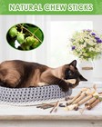 Catnip Chew Toys Cats 12 Pack Natural Silvervine Sticks Kittens Teeth Cleaning