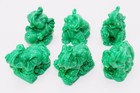 Set Of 6 Feng Shui Green Elephants Wealth Lucky Figurine Home Decor Us Seller 
