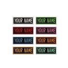 Custom Name Tag Personalized Embroidered Applique Patch Bikers  Uniforms Veteran