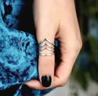 Designer Adjustable Ring   925 Sterling Silver Ring   Women s Stylish Boho Thumb