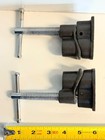 4 Pc 3 4    Pipe Bar Clamp Set Heavy Duty Cast Iron Woodworking