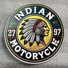     vtg Style Indian Motorcycle Mc 3    Sticker Decal Diecut Toolbox Man Cave   Read