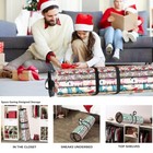 Waterproof Cylindrical Wrapping Paper Storage Bag Fit 20 Rolls 40  Long Black Us