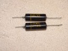 2 -vintage Sprague Black Beauty Capacitor Pulls   05  600vdc    pio 