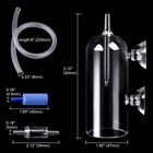 Aquarium Air Bubbler Glass Cup Air Diffuser Dissolved Oxygen Device With Wate   