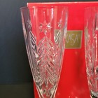 Set Of 2 Vintage Mikasa Crystal  christmas Tree  Champagne Flutes 8-5 8 