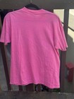 Bret Hitman Hart Autographed Wwf Pink T Shirt Size Large Vintage 1990