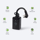 2 Pack Outdoor Smart Wifi Plug Hbn Heavy Duty Wi-fi Timer With 1 Grounded Outlet