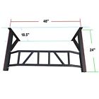 Pull Up Bar Wall Mount Multi Function Chin Up Home Gym Cable Pulley System 48 In