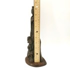 Vtg African Hand Carved Wood Mother Child Figure 