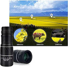 16x 52 High   power Waterproof Monocular Telescope Compact Upgraded 52mm F Adults