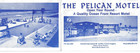 Vtg Pelican Motel North Myrtle Bch Gatefold Brochure Cherry Grove 70s Floor Plan
