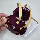 Cliff Keen Signature Wrestling Headgear Adult Maroon Gold 4 Strap Ear Guards