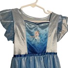 Disney Frozen Ii Dress Girl s 4t Elsa Ruffle Short Sleeve Sheer Sheath Costume