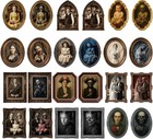 3d Lenticular Halloween Horror Portrait Frames Set Of 12 Vintage Style Moving
