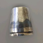 Antique 1920 Iraqi Marsh Arab 925 Sterling Silver Thimble 7 8  Etched Camel Mtn