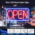 Led Neon Open Sign For Business  16 5 x 9  Powered By Usb With On off Switch  Ad