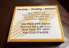 Churrascaria Plataforma  New York City  Classic Full Unstruck Matchbox