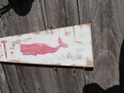 48 Inch Wood Hand Painted Nantucket Whale Sign Nautical Seafood   s813 