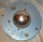 Vintage 1960s Astro Mfg Co Plan-it Mid Century Solar System Coin Bank  w Key 