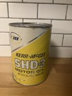 Kerr Mcgee Shd-3 Motor Oil Metal Can One U s  Quart Full Unopened Vintage Compos