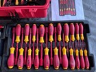 Wiha 32800 80 Piece Master Electricians Insulated Tools Set In Rolling Hard Case