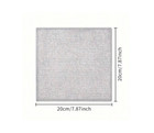 5 Pcs Multipurpose Double Layer Wire Mesh Cleaning Cloths For Kitchen   Home Use