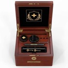 Green Cross Stash Box Decorative Box Lock Box With Key Wooden Box Smell Proof