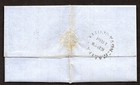 Canada Nova Scotia 1861 Scott   Tied On Folded Cover From Halifax To Yarmouth