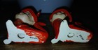 2 Vintage Christmas Pixie Elf Figurines Japan