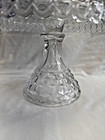 Fostoria American Clear  stand 2056  Old Round Cake Stand