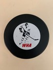  rare   1972-75 New England Whalers B2 Game Puck - Large Wha Crest