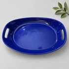 Rachael Ray Bakeware  4 Quart Blue Casserole Dish Without Lid 10  X 16 