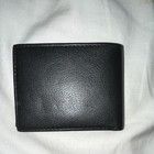 Alpine Swiss Black Trifold Men s Wallet With Credit Card And Checkbook Features