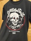 Jerzees Grateful Dead On The Road Again 1980 Graphic Tee Black L 50 50 Made Usa