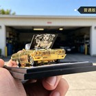    pre Sale   fine Works64 1 64 Gold West Coast Impala Low Rider Diecast Model Car