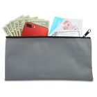 Dalix Zippered Money Pouch Bank Bag Security Deposit Bags Assorted Colors 6 Pack