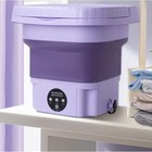 Us Mini Washing Machine 8l Folding Portable Sterilization Drying Laundry