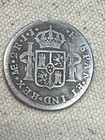 1794 Ij Peru 2 Reales Silver Coin A380