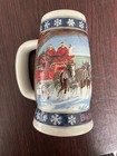 1995 Budweiser Holiday Beer Stein Lighting The Way Home In Box W  Coa
