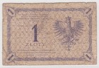 Poland 1 Zloty 1919 Used