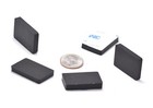 1 4  Tall Rubber Bumpers  Rectangle Shaped  1  X 1 1 2   3m Adhesive Backing