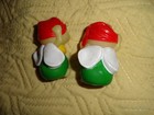 1986 Playskool Glo Friends Glo Clutterbug Glow Worm Figure Vintage Lot Of 2 - 3 