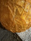 Vintage Mcm Mid Century Modern Boho Hanging Swag Lamp Orange Lucite It Works 