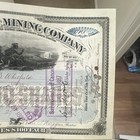 Homestake Mining Company Circulated Stock Certificate 1 Share