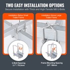 Boat Trailer Guide On 46    Galvanized Post Kit W pvc Poles  led Lamp For Sailboat